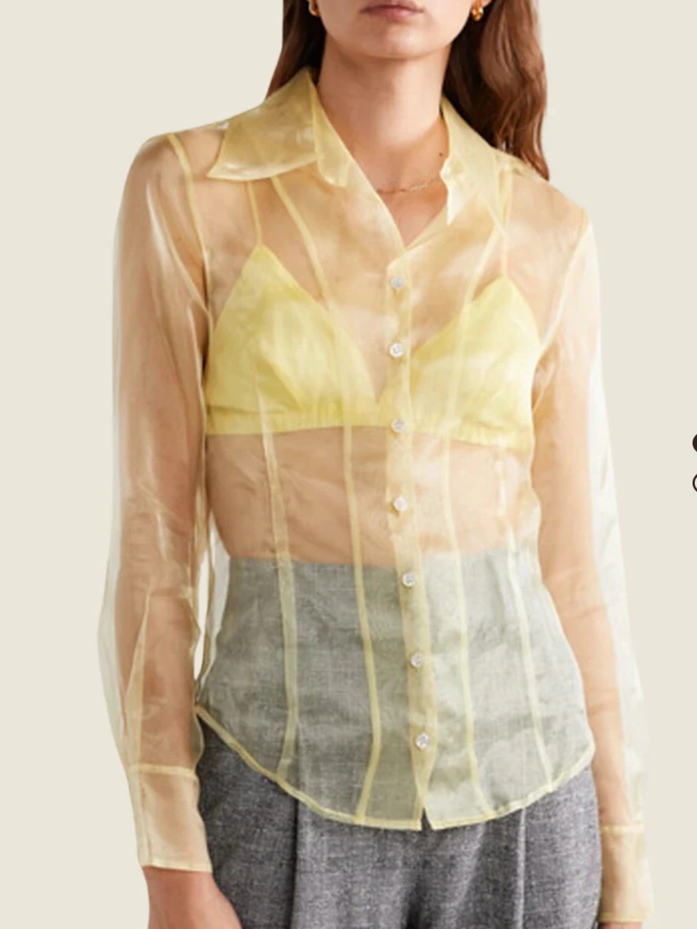 NWOT STAUD Shirt and bralette set